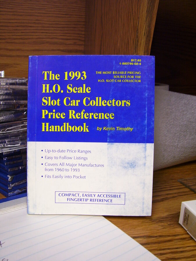 The 1993 H.O. Scale Slot Car Collectors Price Reference Handbook by Kevin Timothy